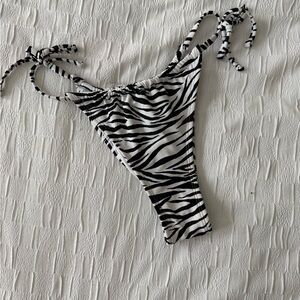 Wild Fable Zebra Print Bikini Bottom
